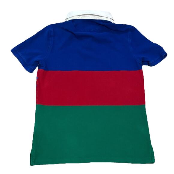 Polo Ralph Lauren Rafting Club Color Block Rugby Style Polo Size Small Hi Tech - Picture 5 of 5